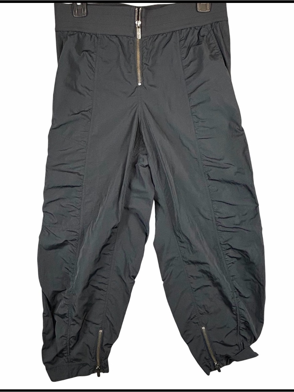 lululemon athletica Black Track Joggers with Front Zip